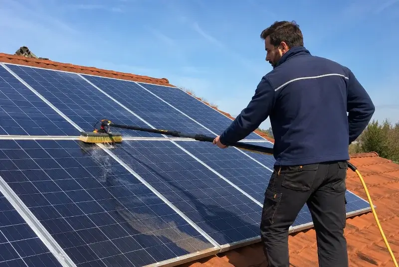 Nettoyage et entretien de panneaux solaires à Saint-Genis-Laval